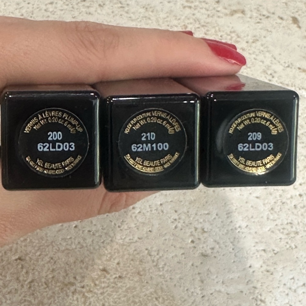 YSL Rouge Pur Couture Lipstick Trio